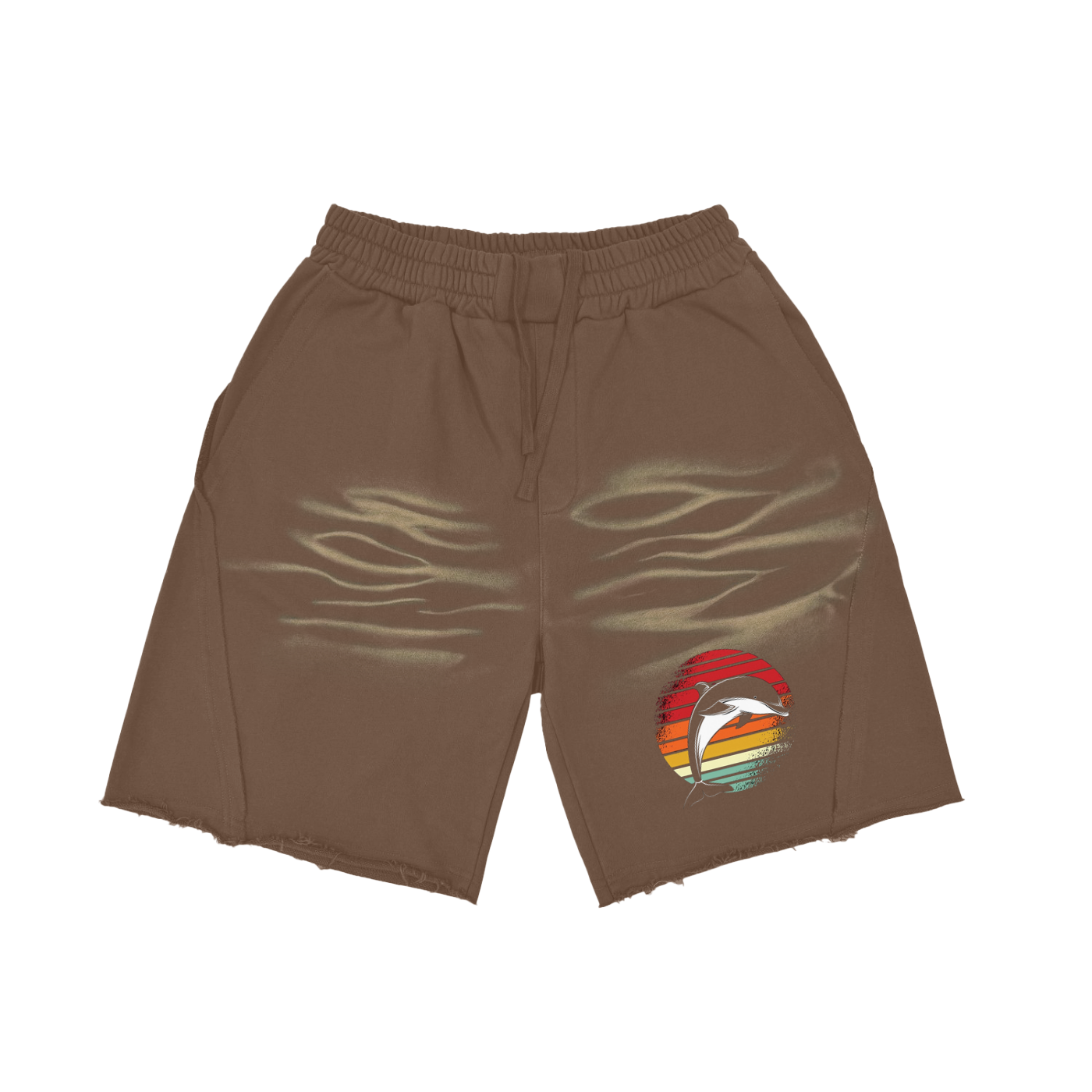 Vintage Tiger-Stripes Shorts