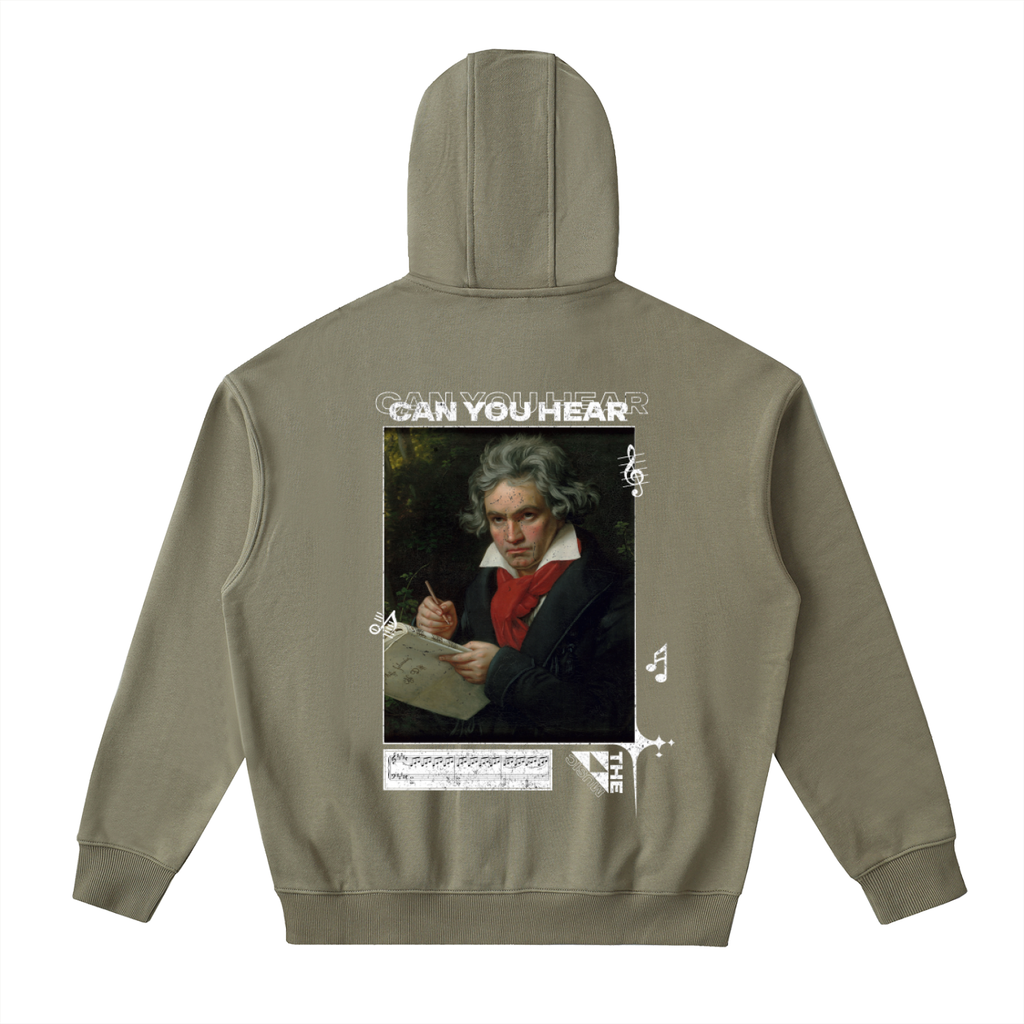CAN YOU HEAR | Beethoven Zip-Up Hoodie