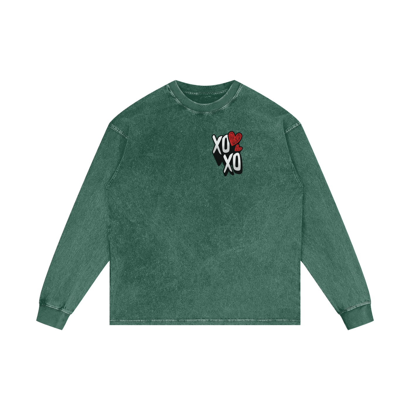 XoXo | Acid Wash Long Sleeve T-Shirt
