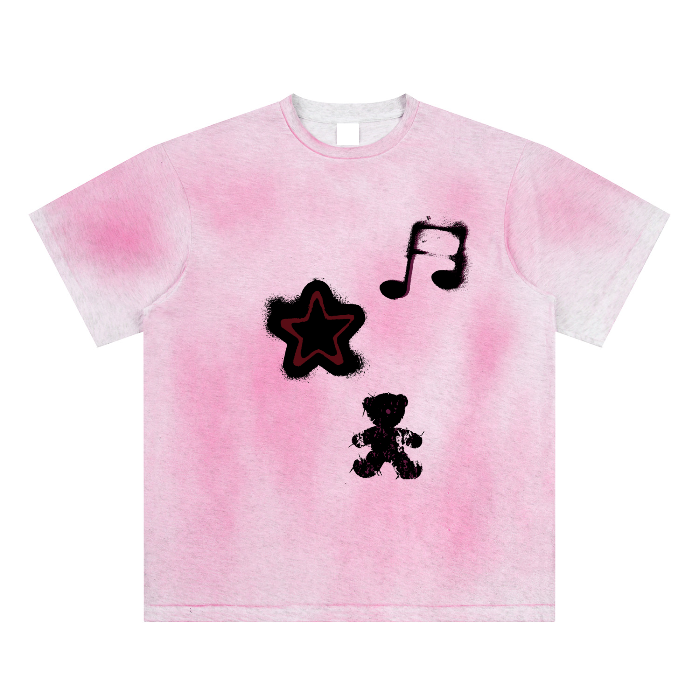 Sun Fade Hand-Painted Graphic Tee