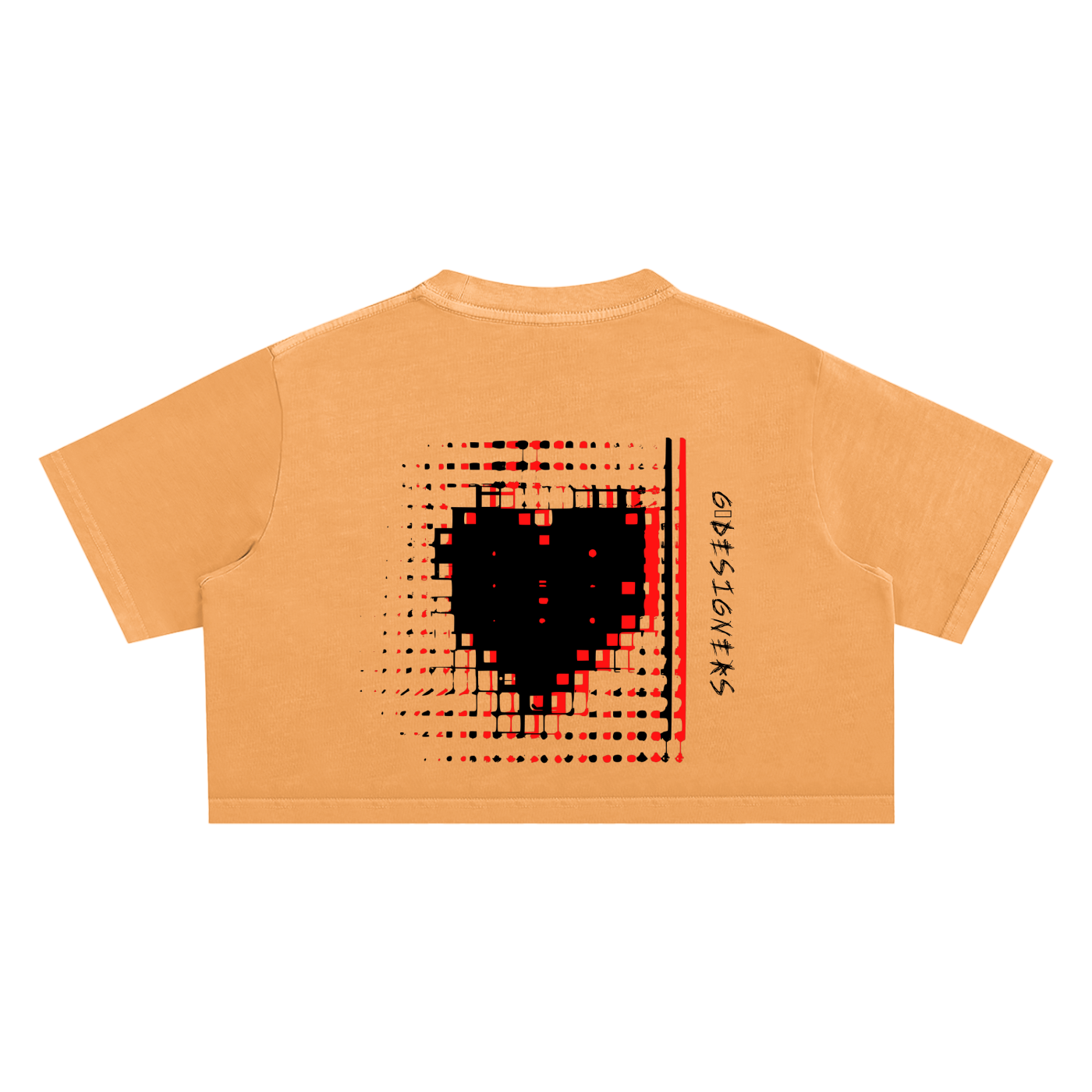 Pixel Heart | Snow Washed Top