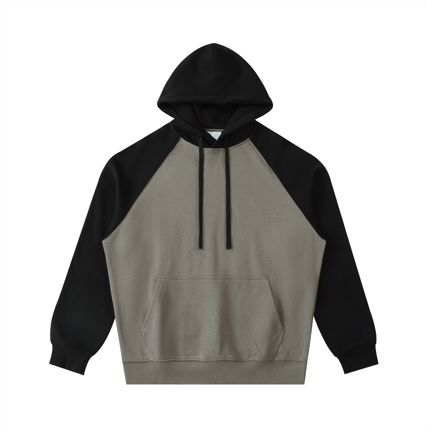 Color Block Raglan Sleeve Hoodie