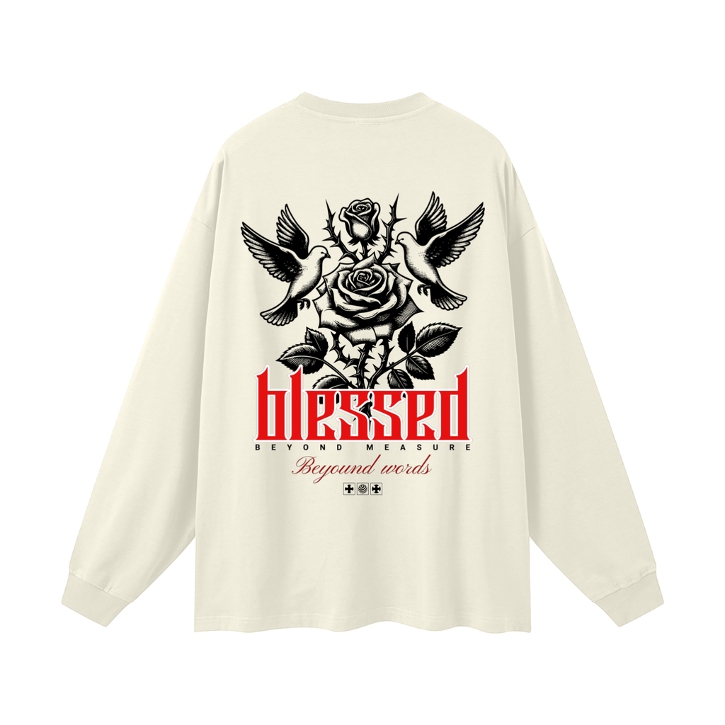 Blessed Beyond Words Graphic Long Sleeve Tee