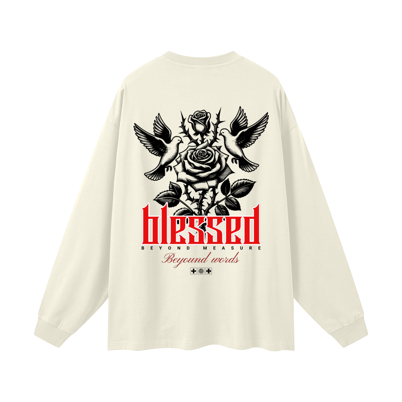 Blessed Beyond Words Graphic Long Sleeve Tee