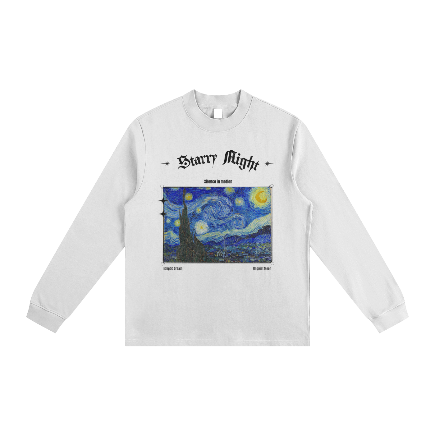‘Starry Night’ Mock Neck Sweatshirt