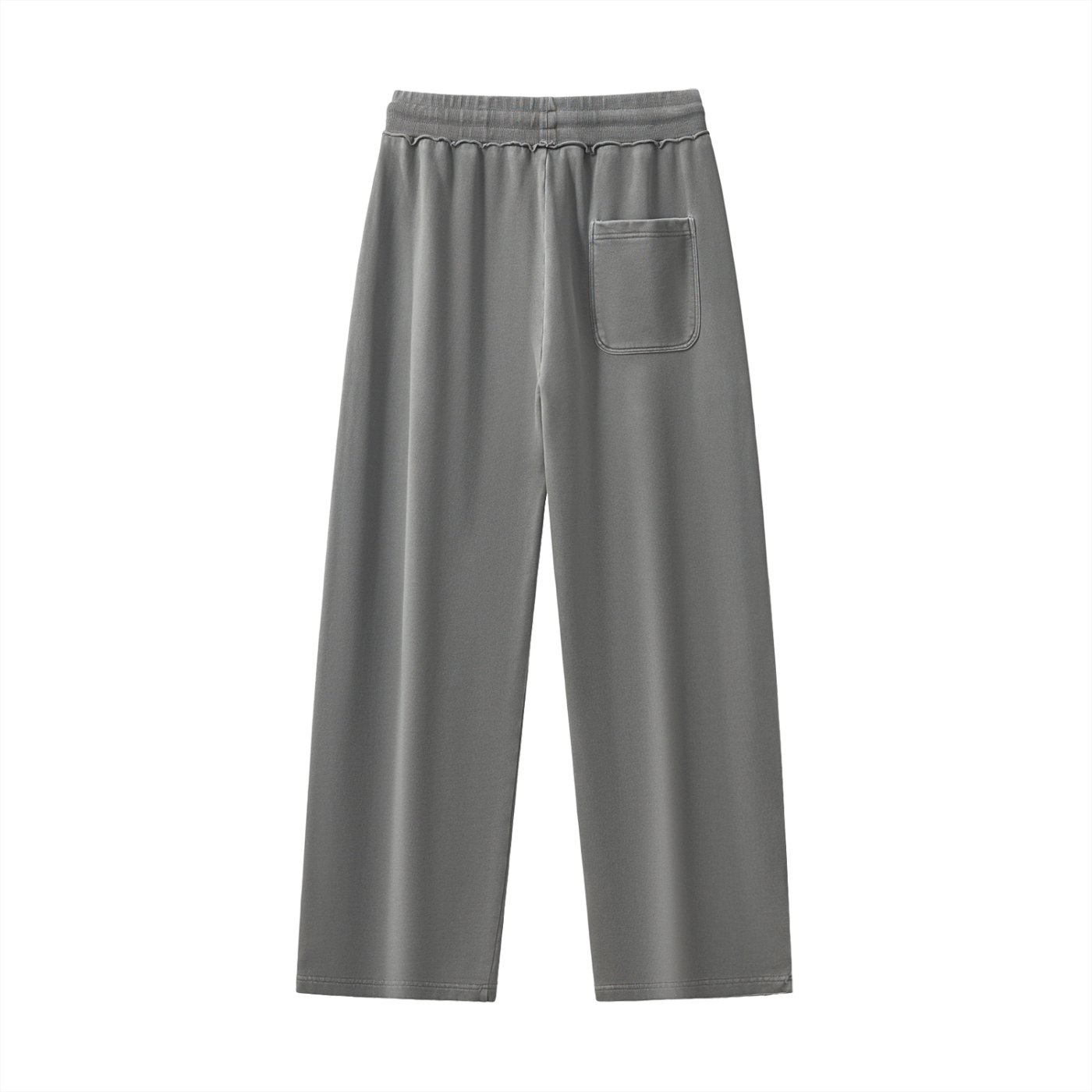 Men’s Raw-Seam Enzyme Washed Sweatpants