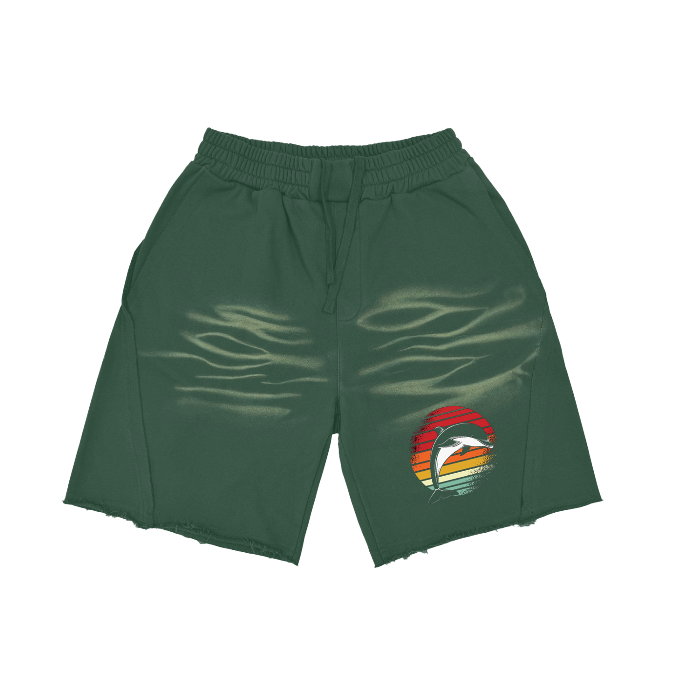 Vintage Tiger-Stripes Shorts