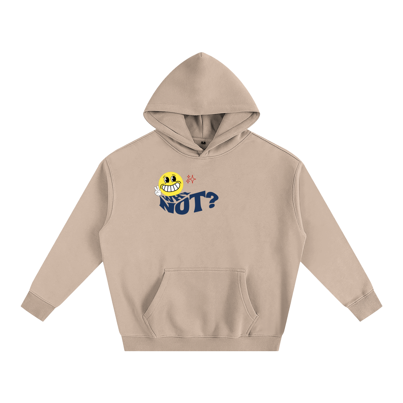 Why Not | Oversize Fleeced Hoodie
