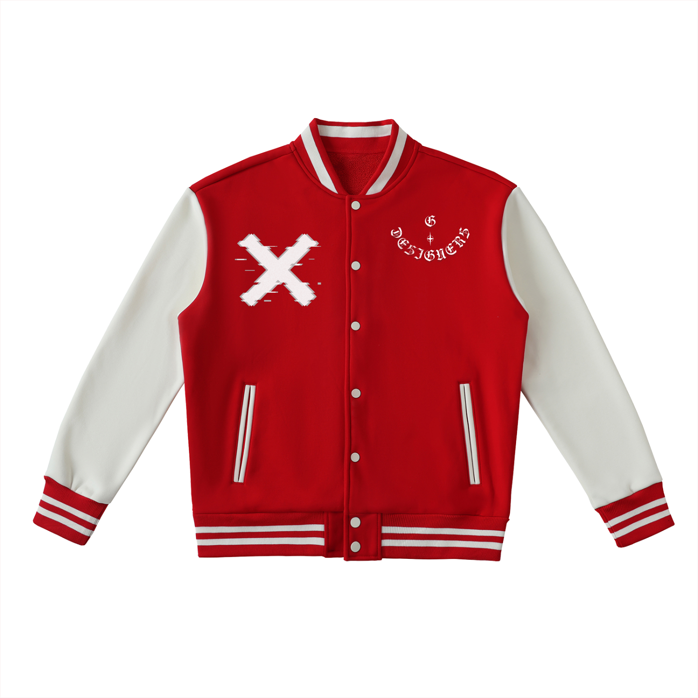 Two-Tone Classic Varsity Jacket