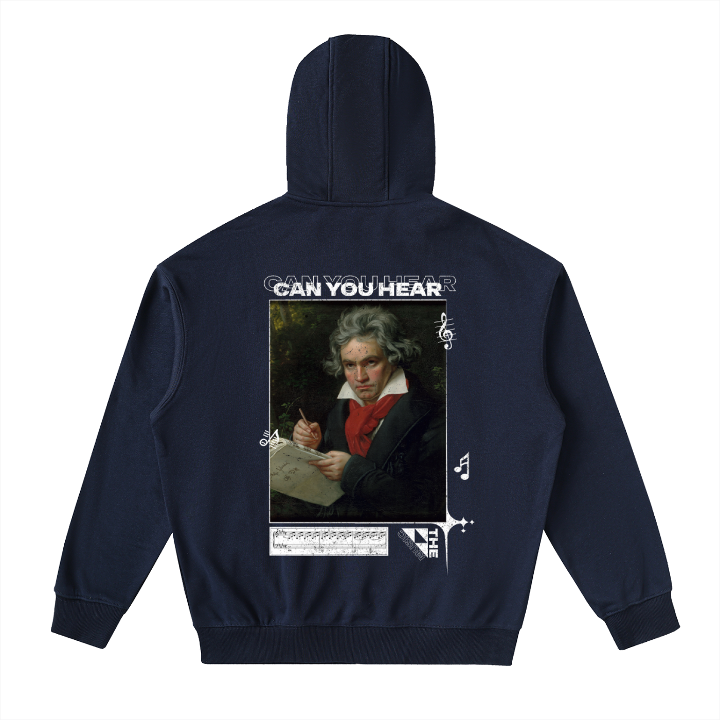 CAN YOU HEAR | Beethoven Zip-Up Hoodie