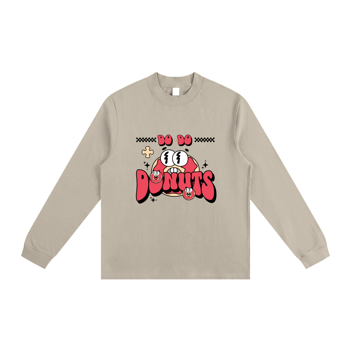 Cartoon Donut Graphic | Cotton Sweatshirt