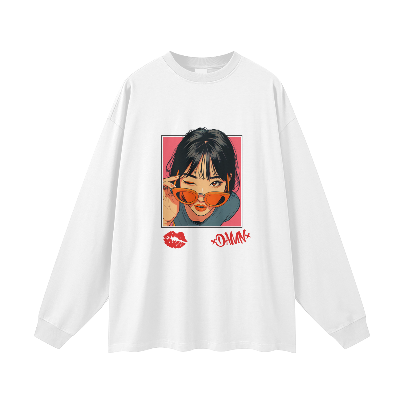 Damn | Long Sleeve Cotton Tee