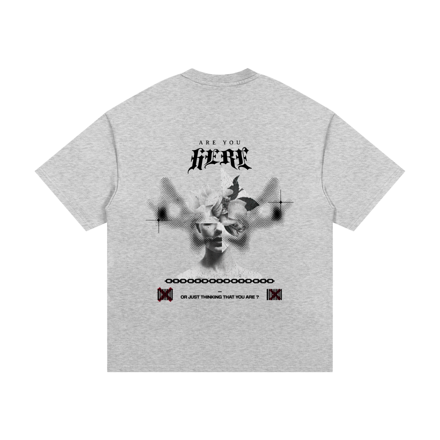 “Are You Here?” | Essential Heavyweight Cotton T-Shirt