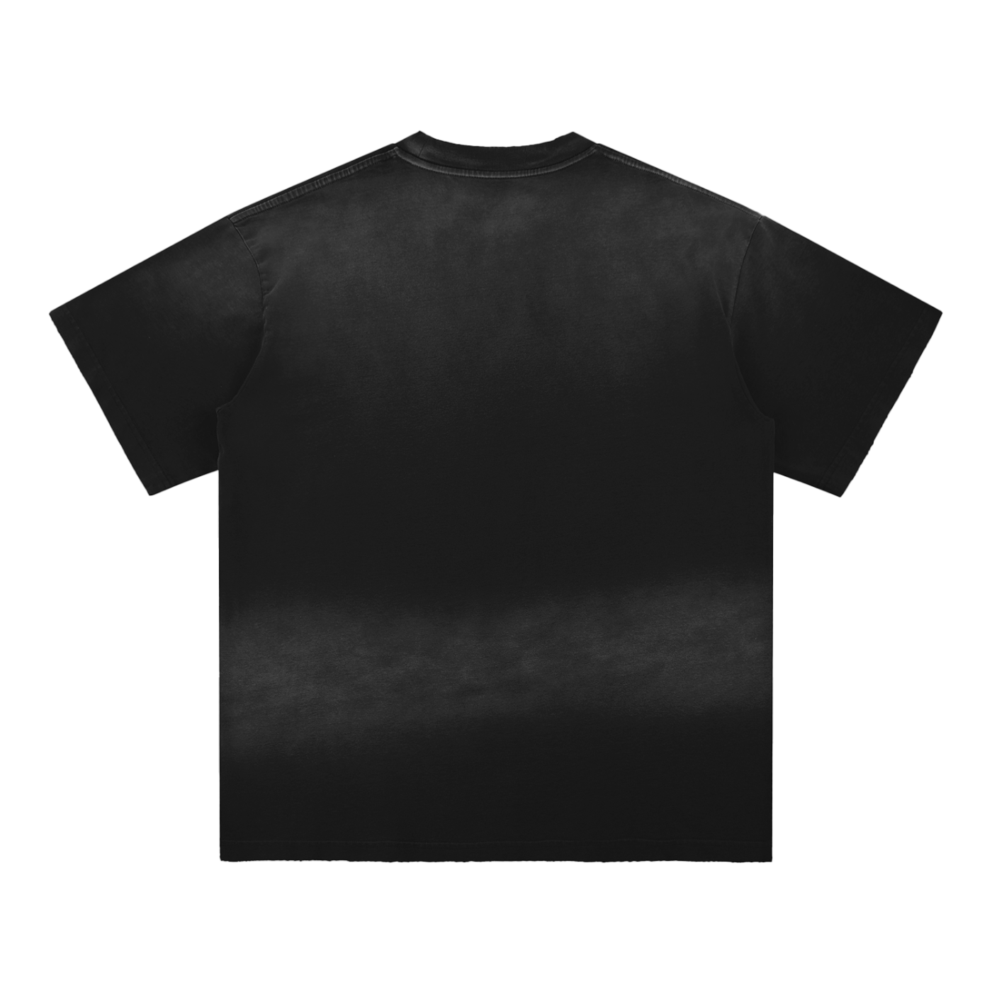 Sun-Fade Frayed Hem Oversized T-Shirt