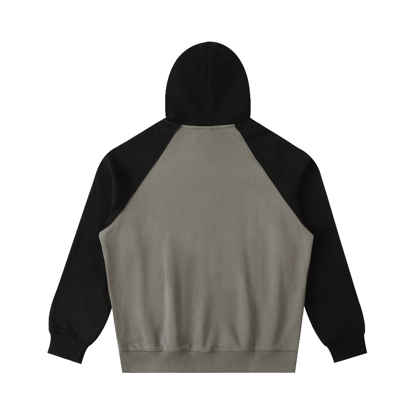 Color Block Raglan Sleeve Hoodie