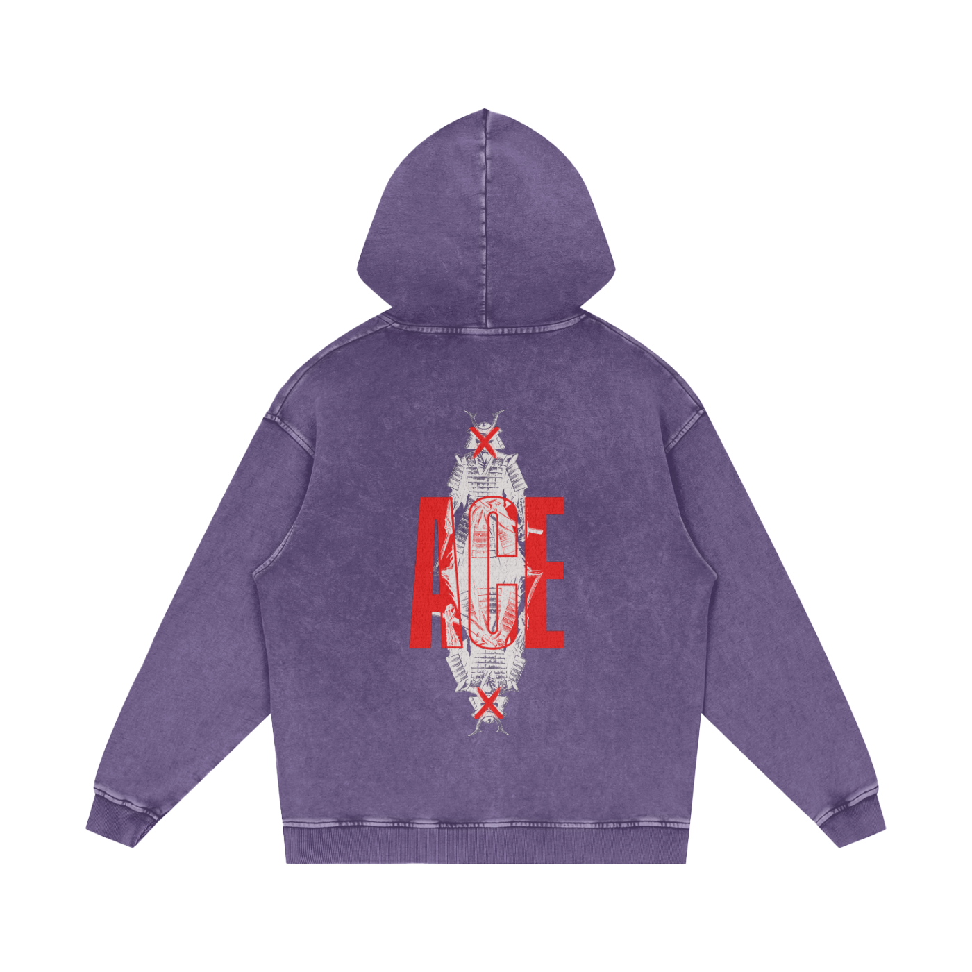 Ace Acid Wash Oversize Hoodie