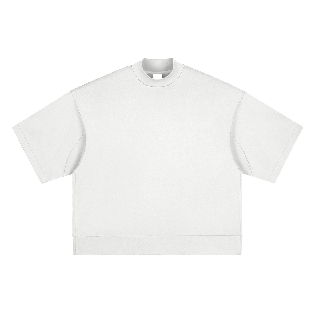 Heavyweight Oversized Mock Neck T-Shirt