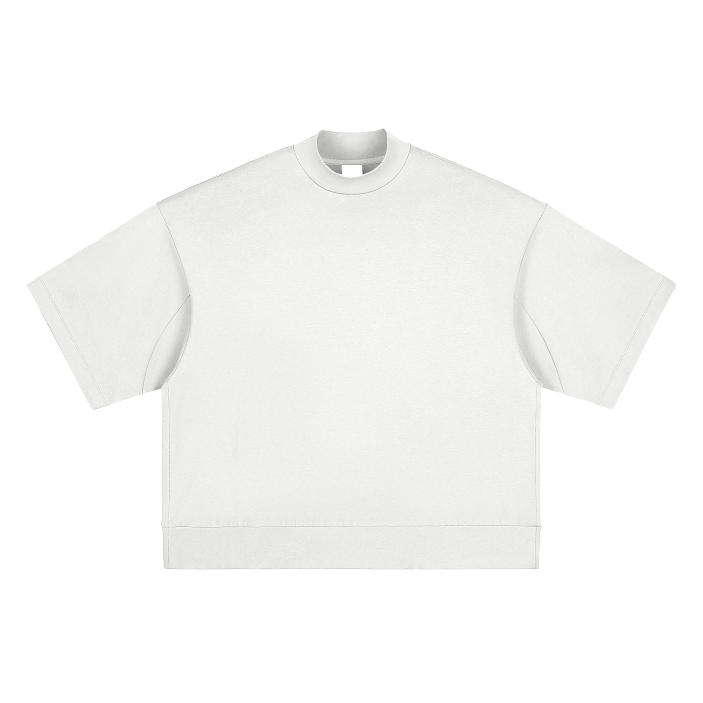 Heavyweight Oversized Mock Neck T-Shirt