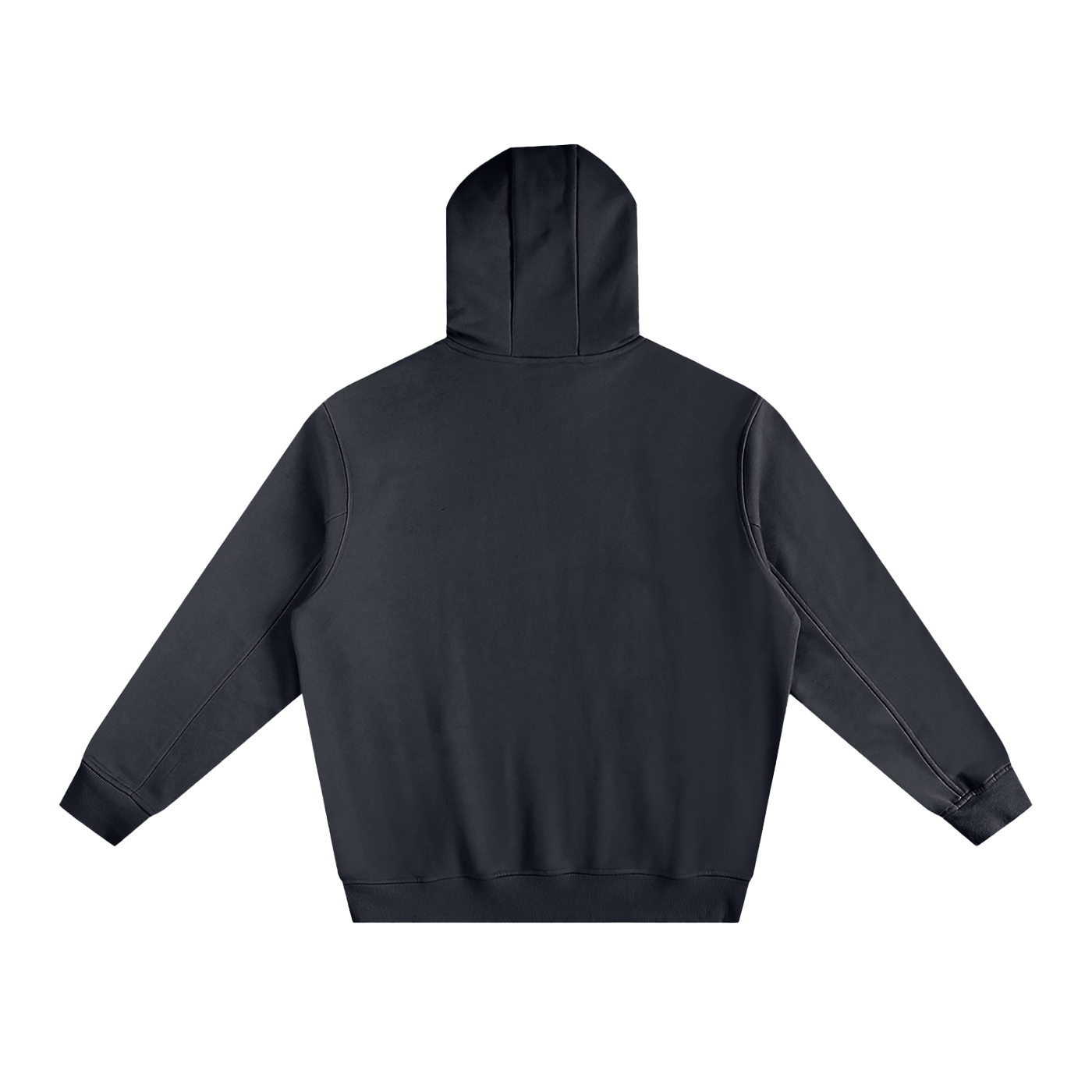 Fleece-Lined High Neck Hoodie