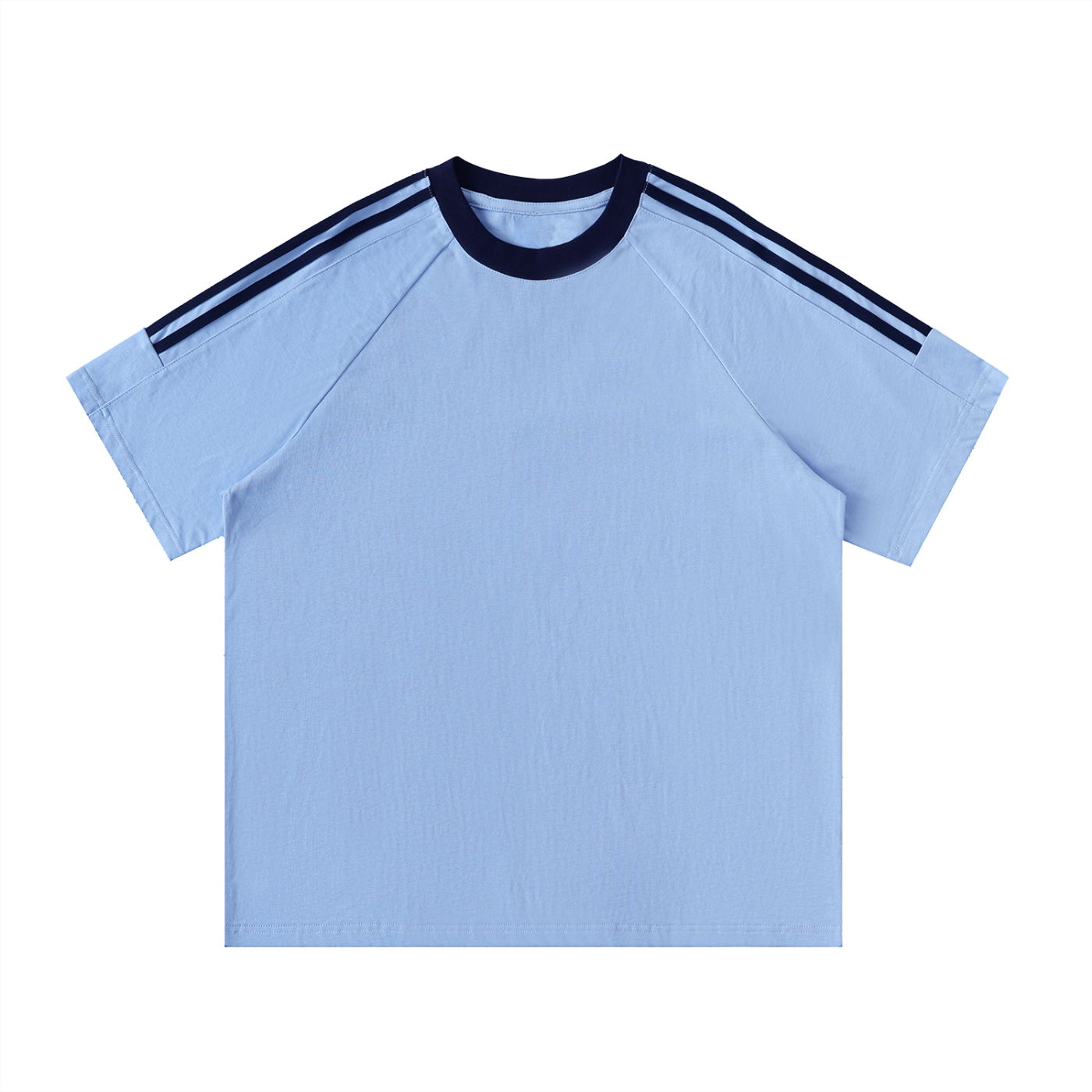 Contrast Tape Crewneck T-Shirt