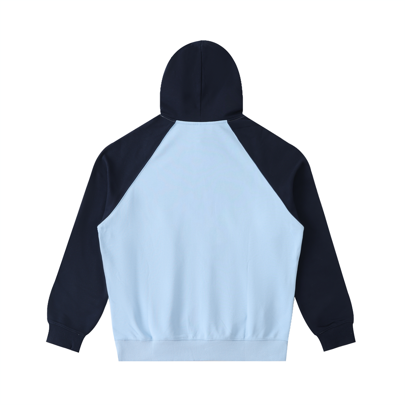 Color Block Raglan Sleeve Hoodie