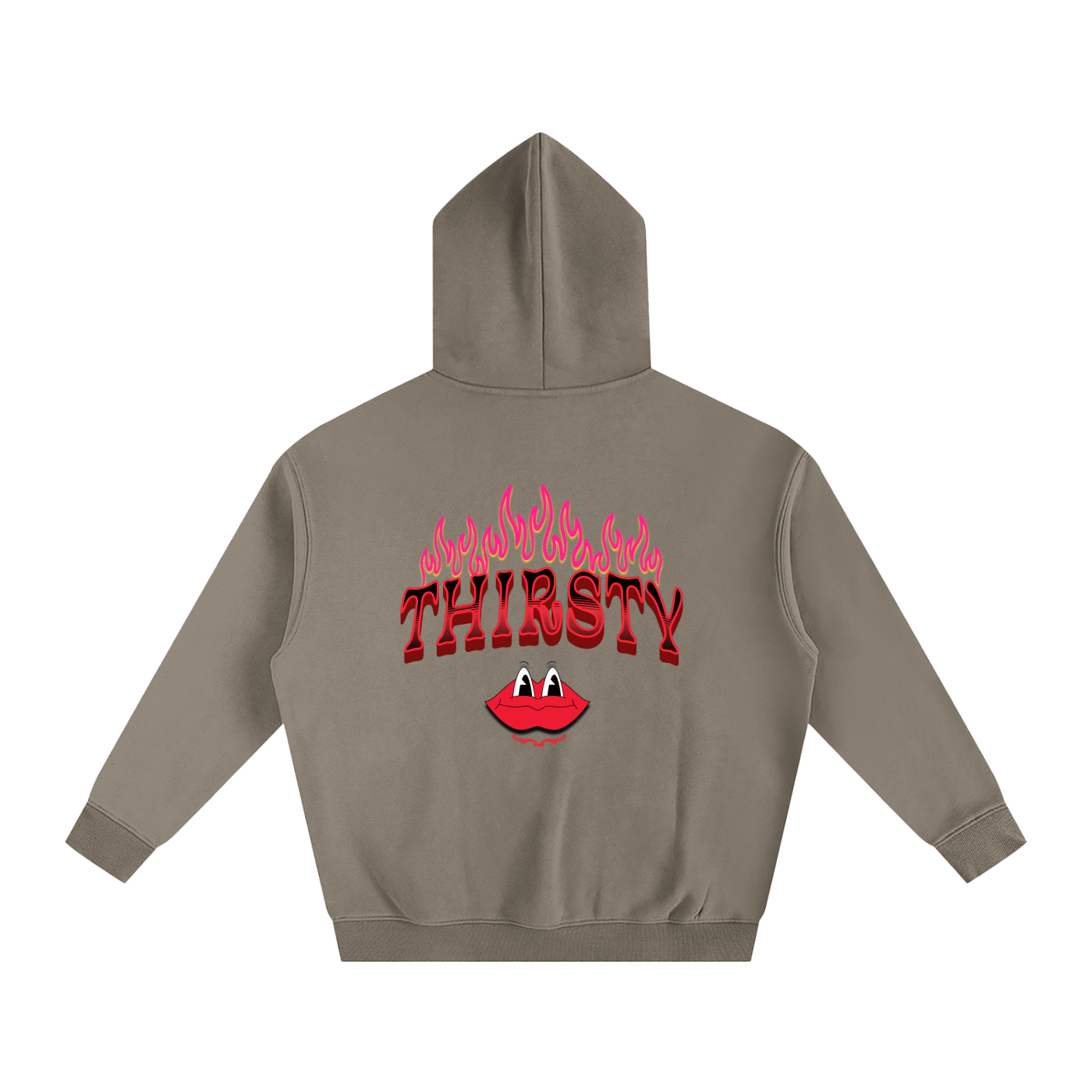 Thirsty Oversized Fleece Hoodie