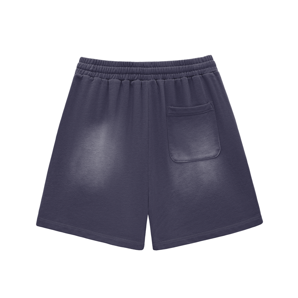 Sun-Fade Graphic Cotton Shorts