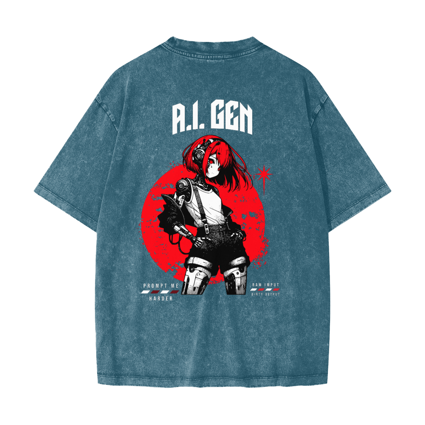 AI GEN | Heavyweight Snow Washed T-Shirt