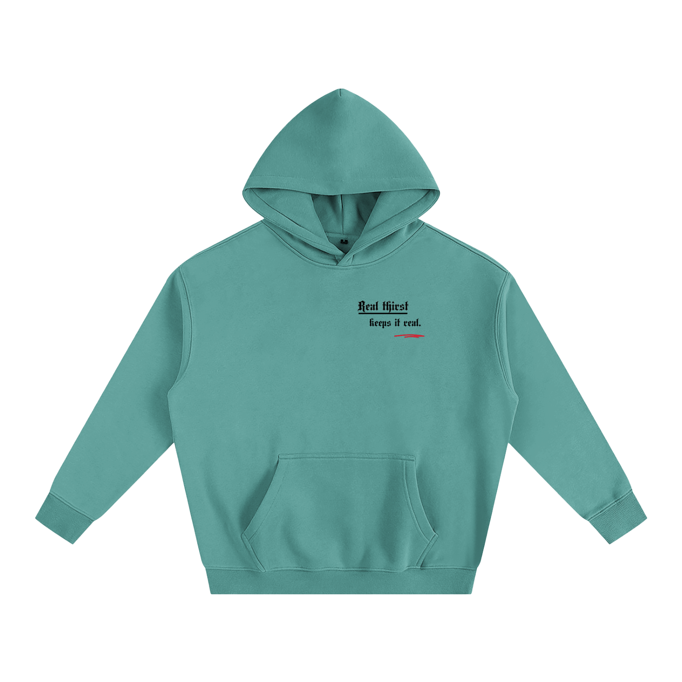 Thirsty Oversized Fleece Hoodie