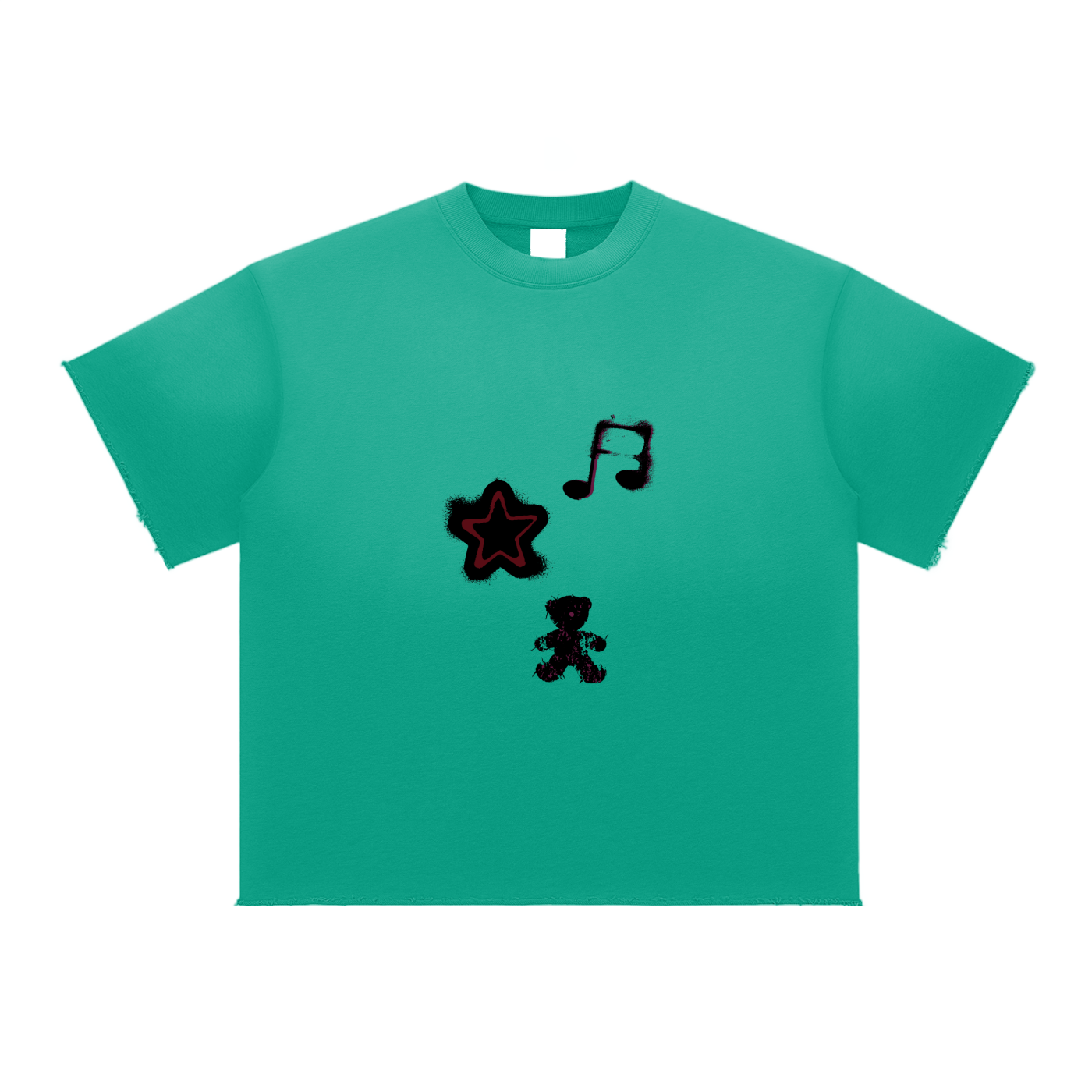 Pop-Mood Raw Edge Tee