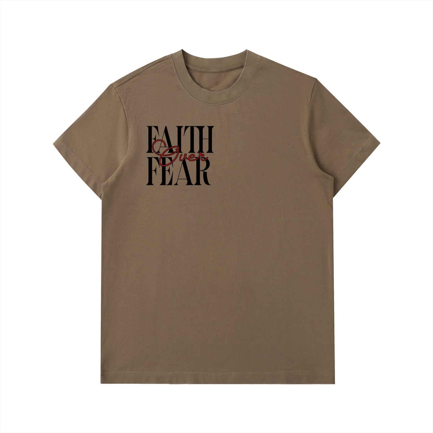 "FAITH Over FEAR" | Heavyweight T-Shirt