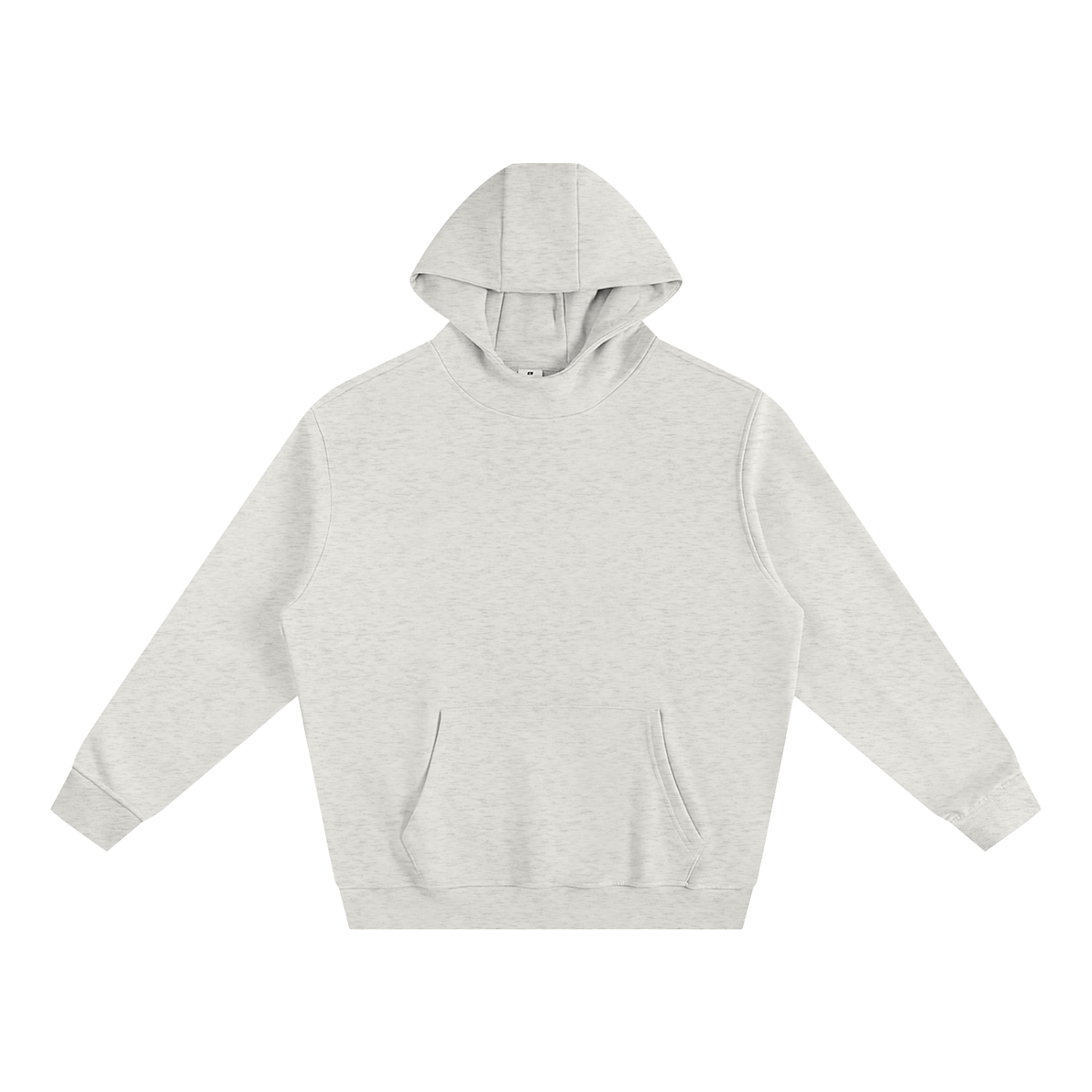 Fleece-Lined High Neck Hoodie