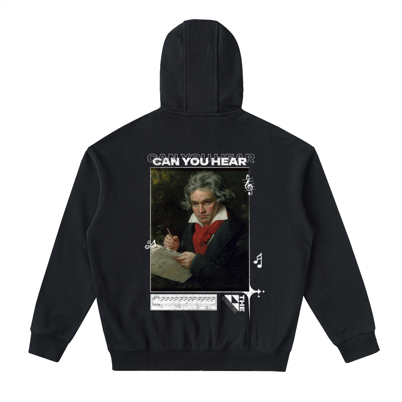 CAN YOU HEAR | Beethoven Zip-Up Hoodie