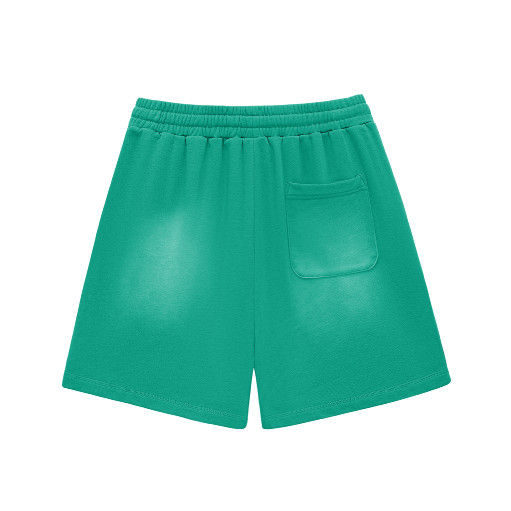 Sun-Fade Graphic Cotton Shorts