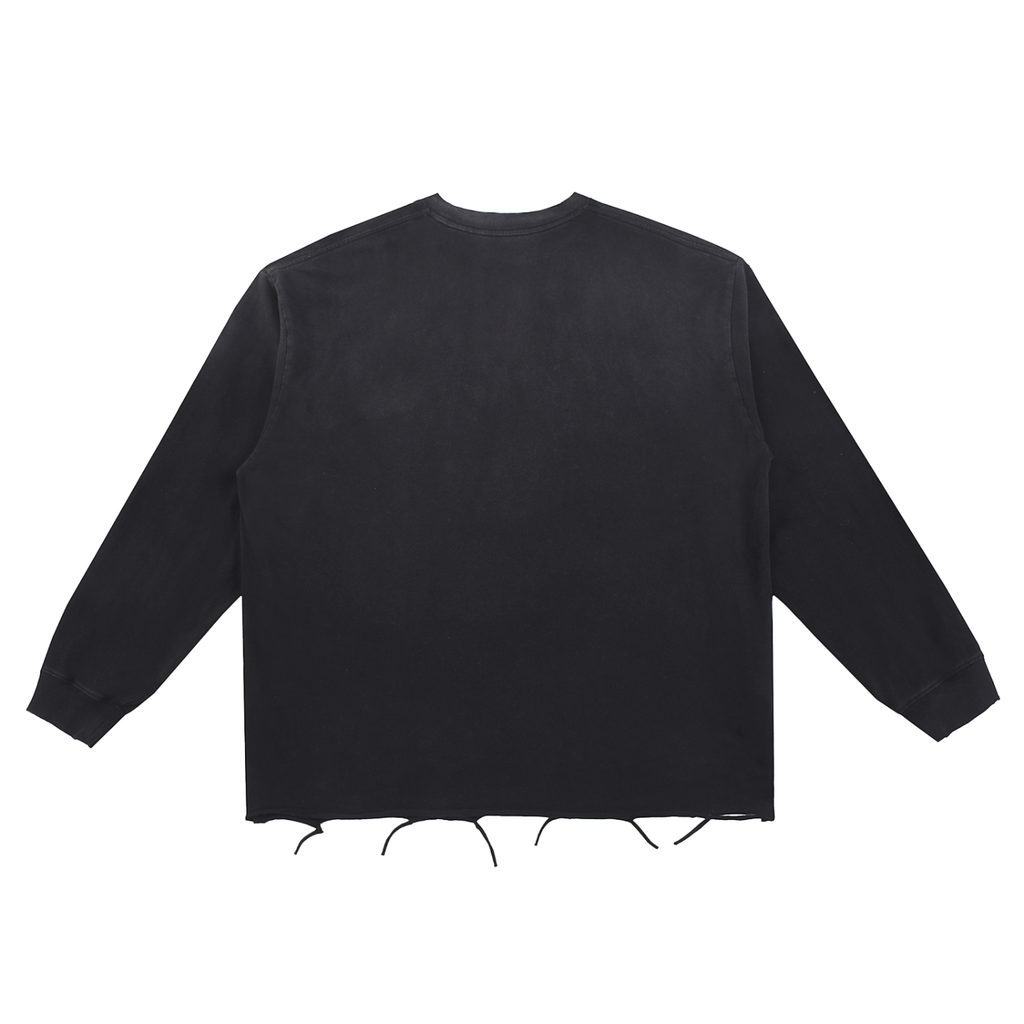 Raw Edge Cotton Shirt