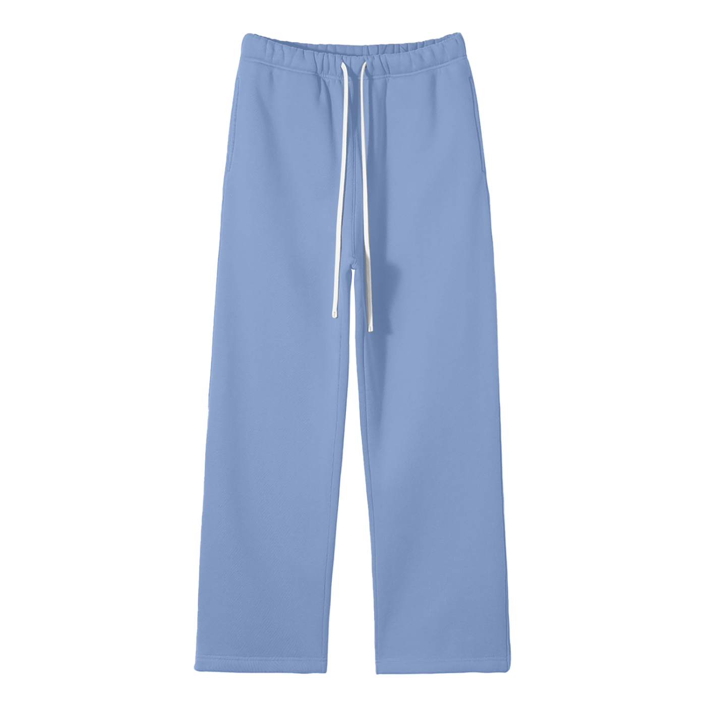 Fleece Straight-Leg Drawstring Pants