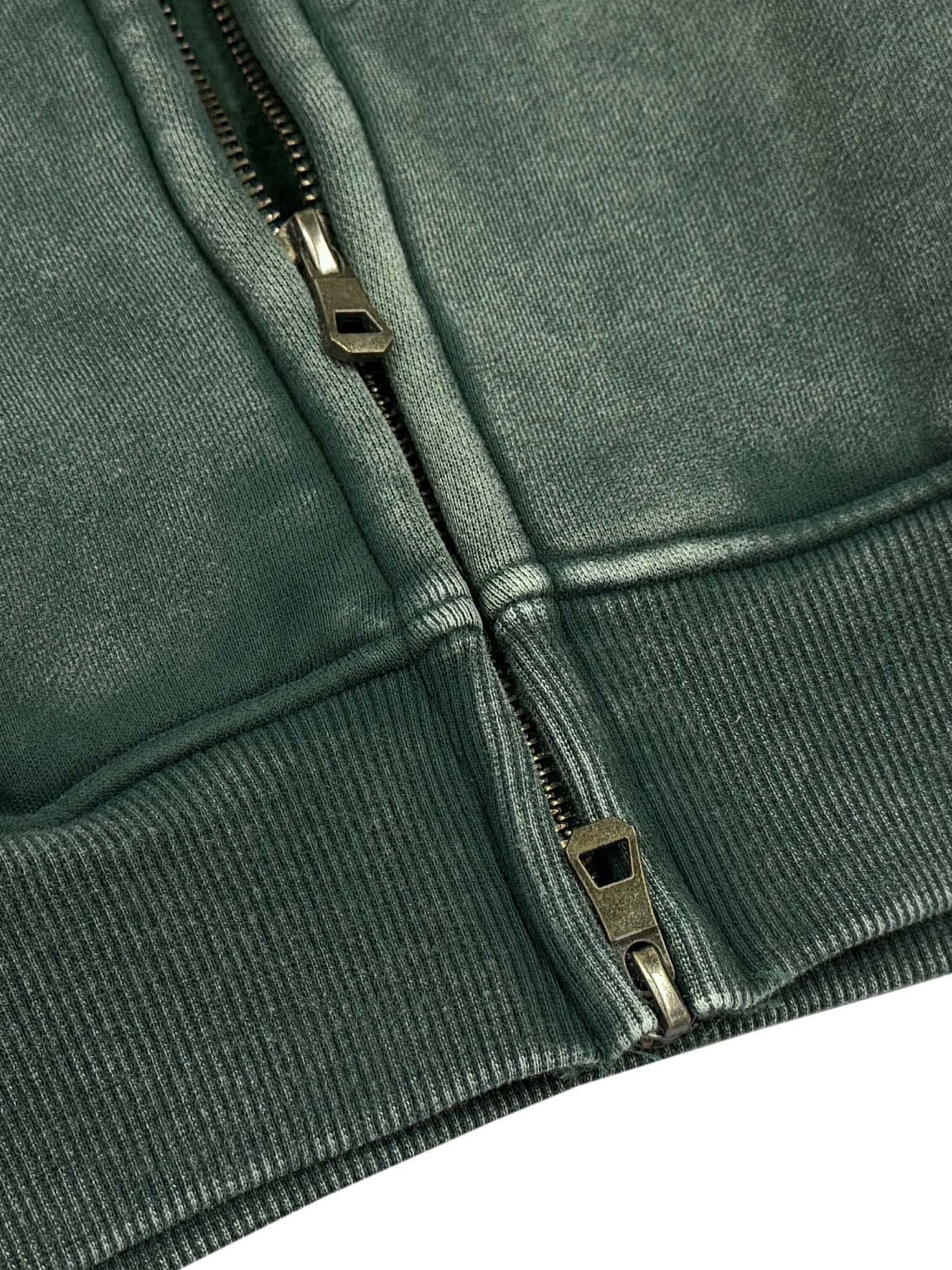 Snow-Washed “Do Do Donuts” | Graphic Zip-Up Hoodie