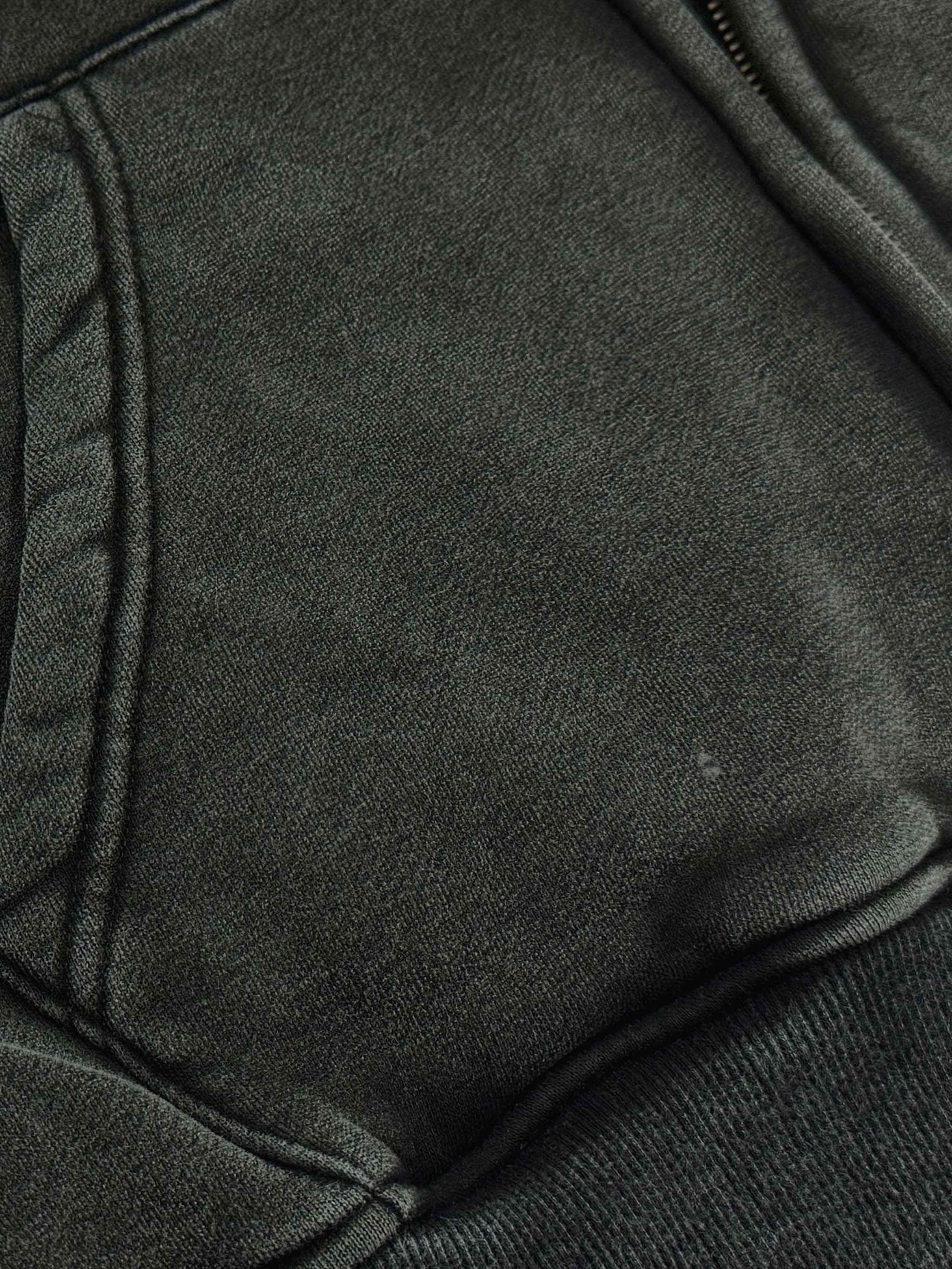 Snow-Washed “Do Do Donuts” | Graphic Zip-Up Hoodie