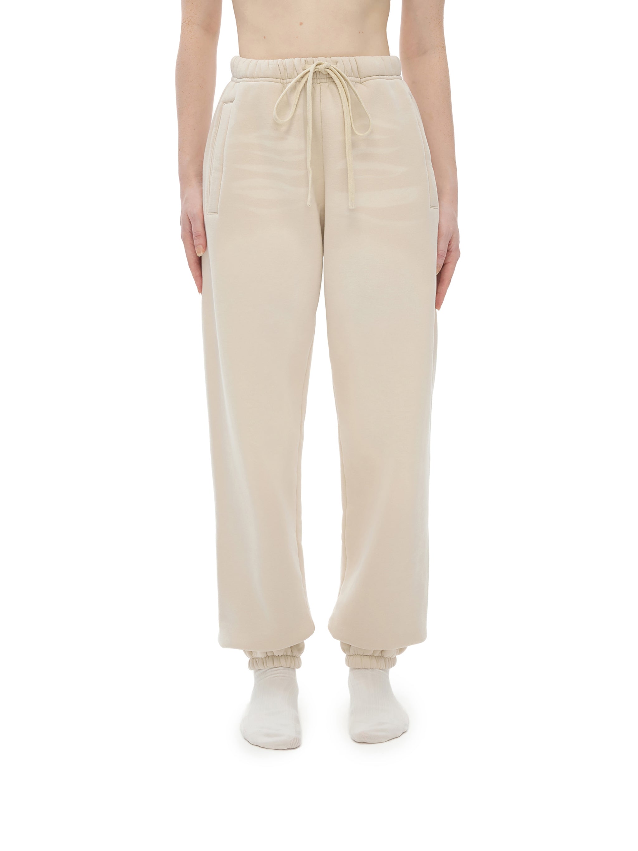 Sun-Faded Handcrafted Fleece Sweatpants