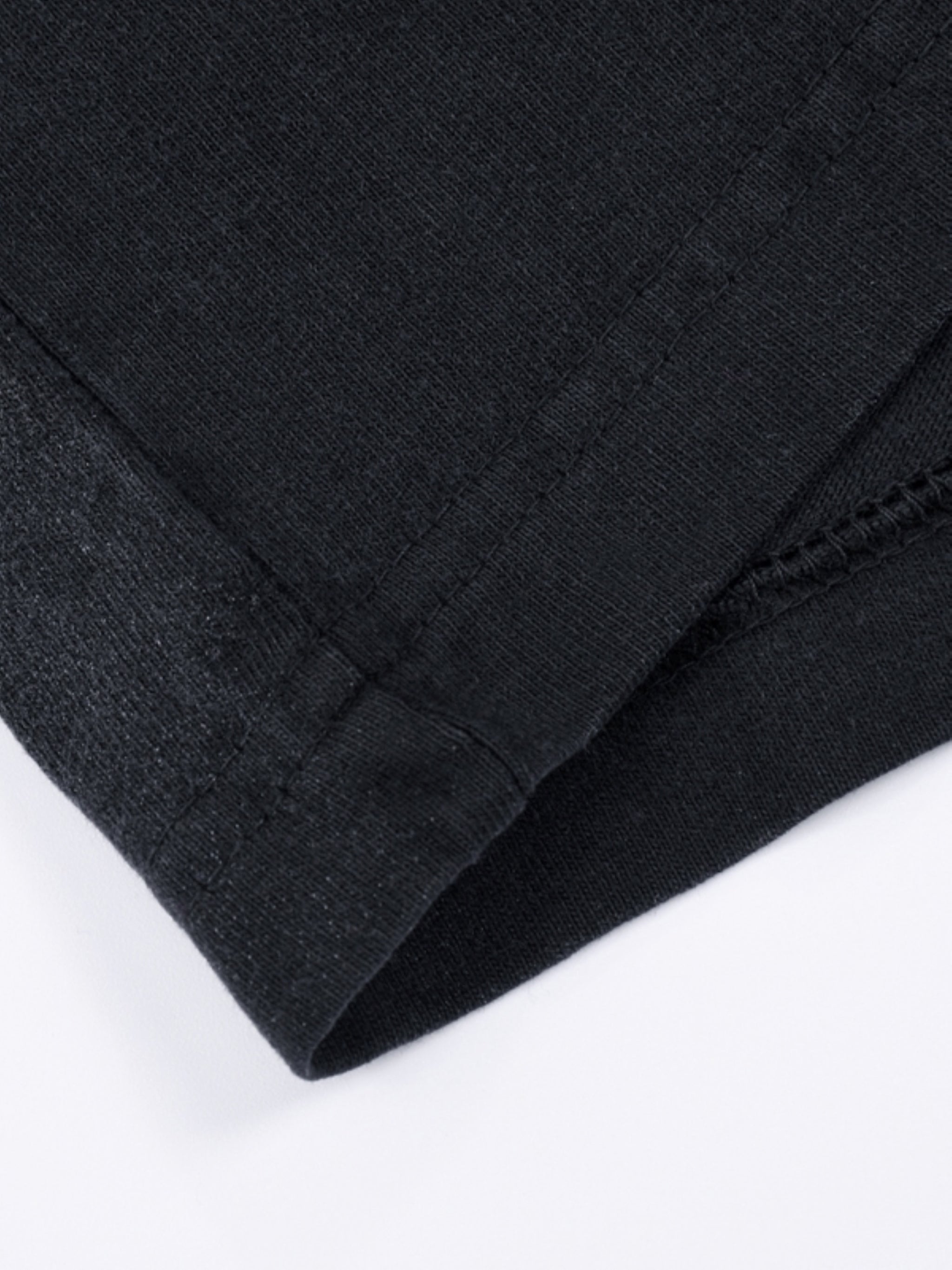 Irregular Stripe Frayed Washed T-Shirt