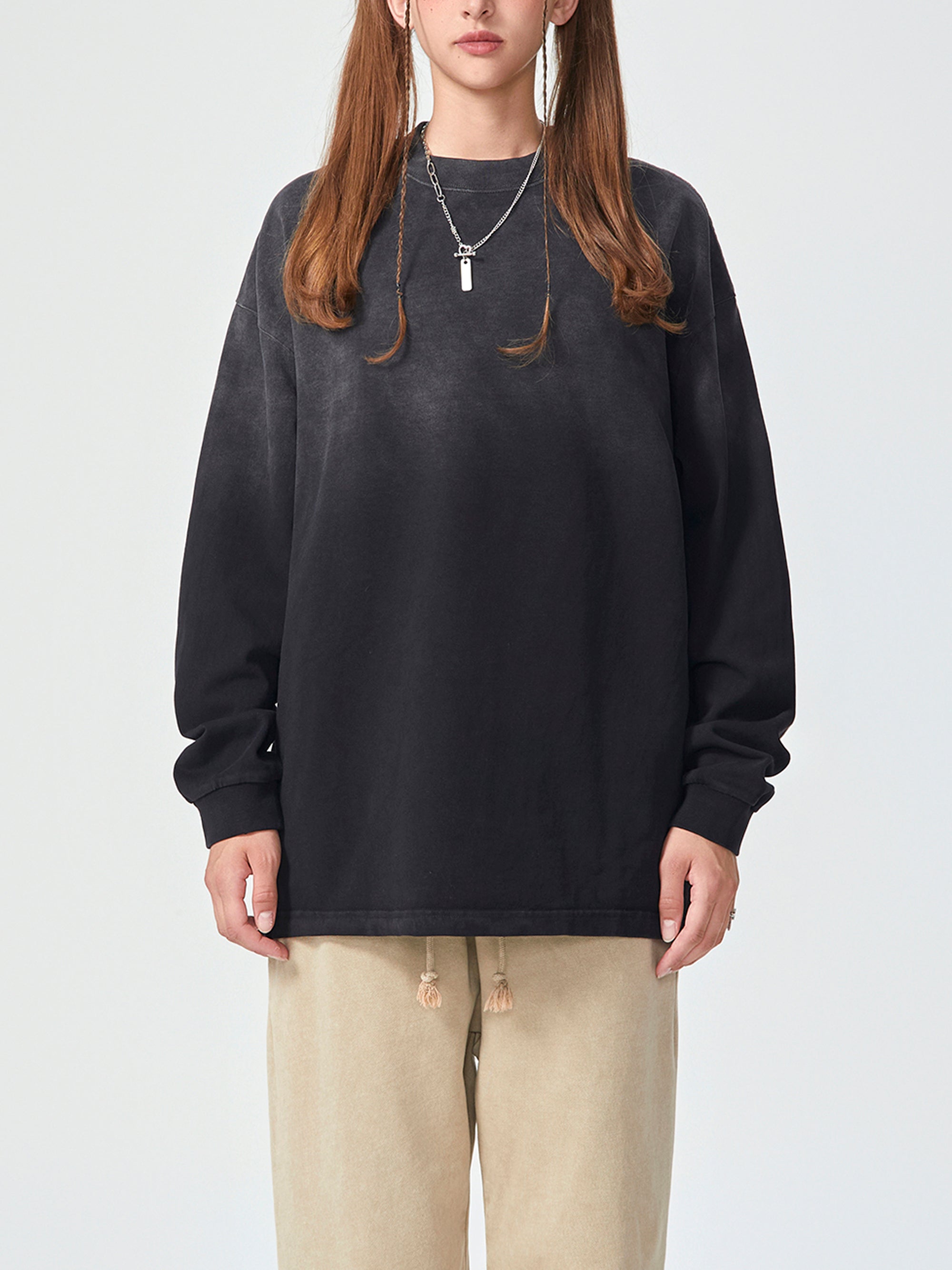 Vintage Gradient Long Sleeve Tee