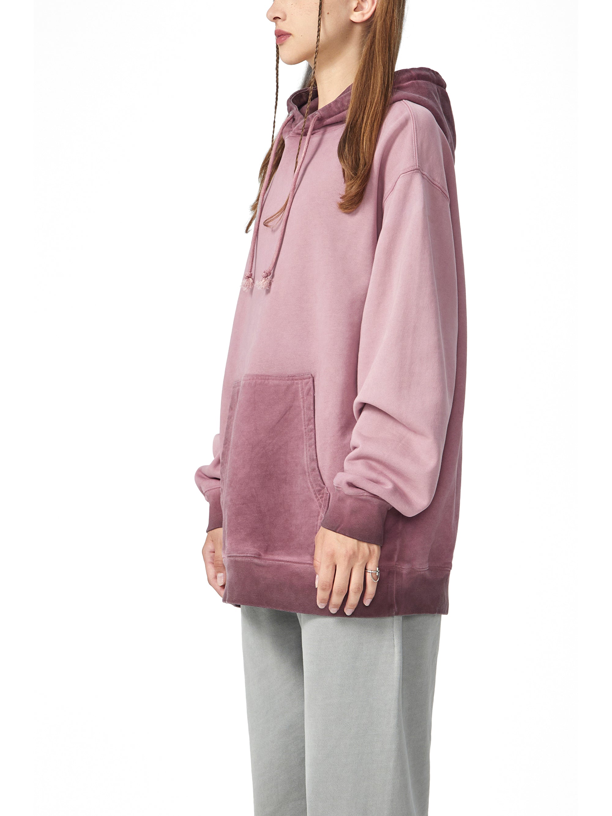 Vintage Ombre-Dyed Washed Hoodie
