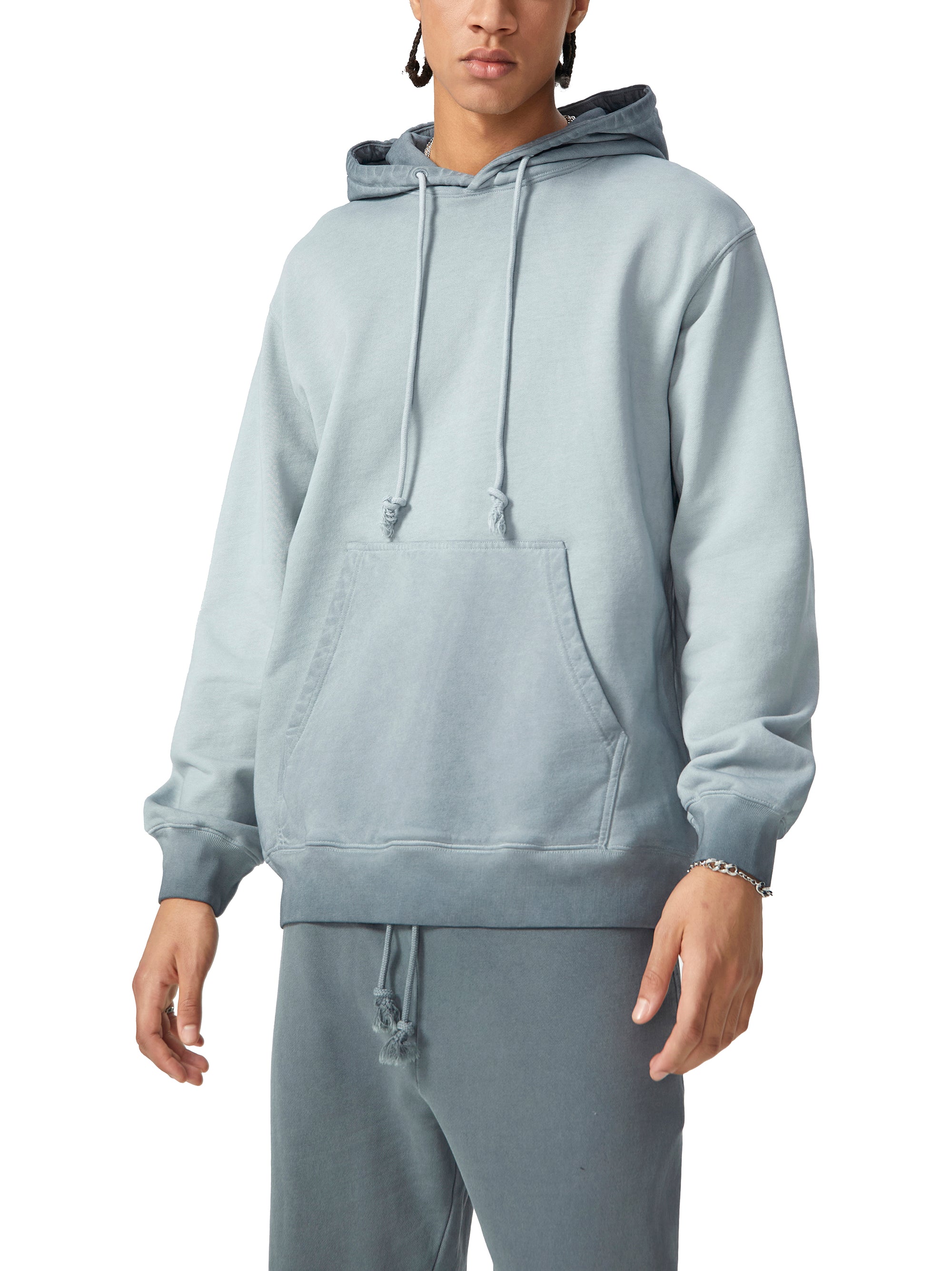 Vintage Ombre-Dyed Washed Hoodie