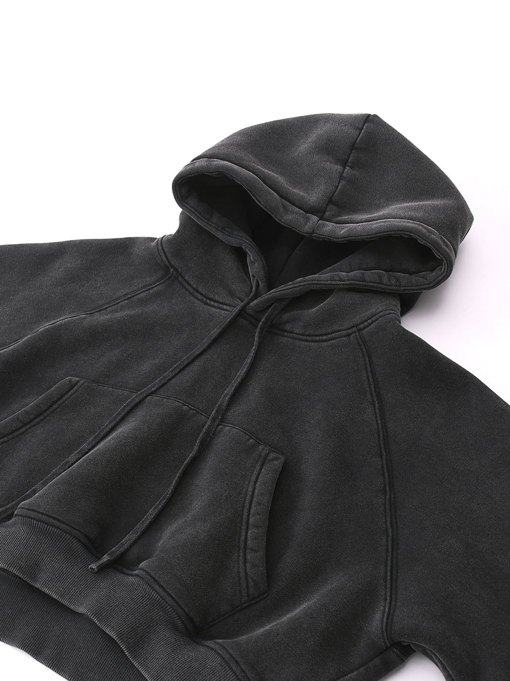 Women’s Snow Washed Cropped Hoodie