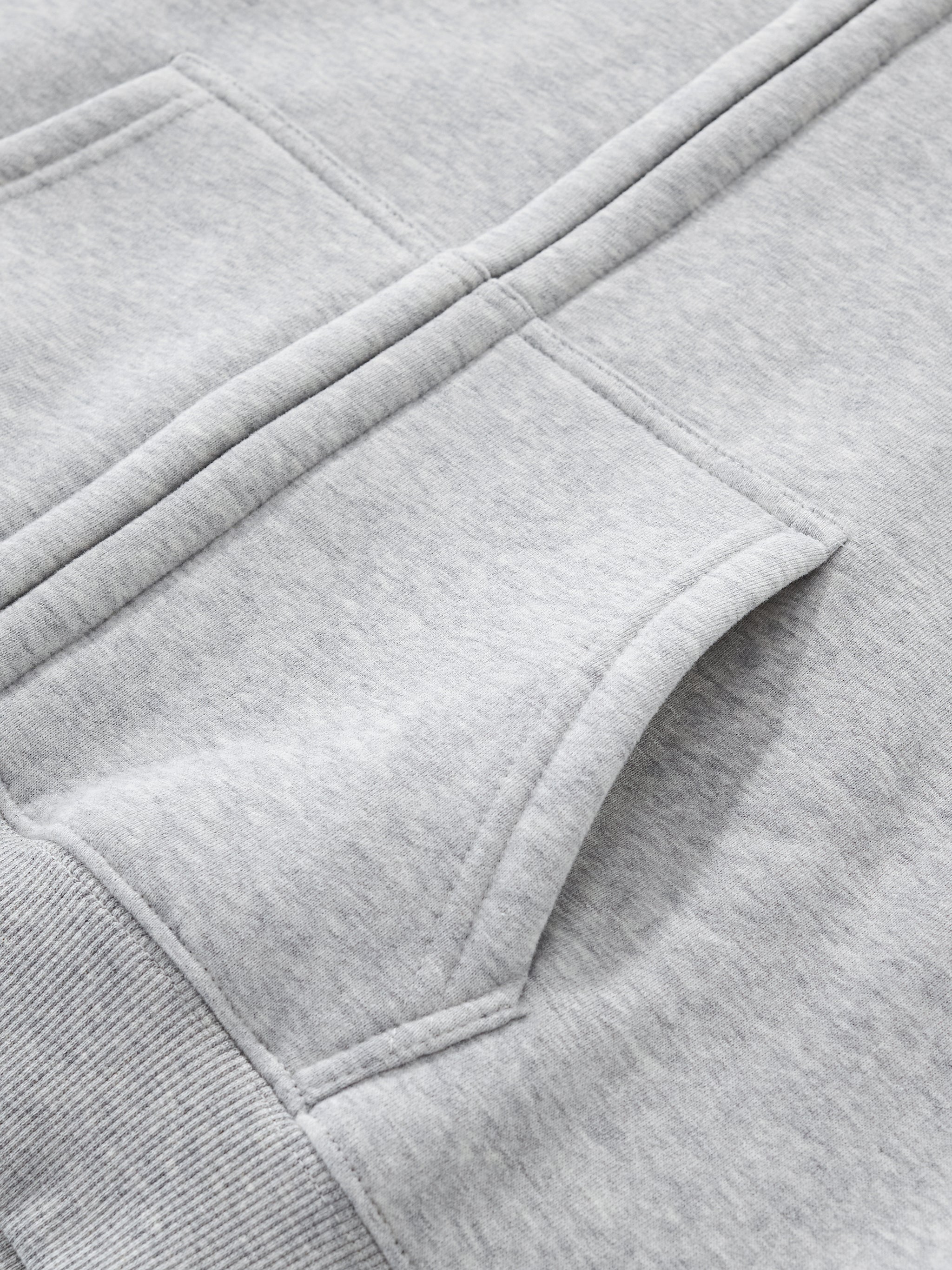 Crest Zip Hoodie | Cropped Cut