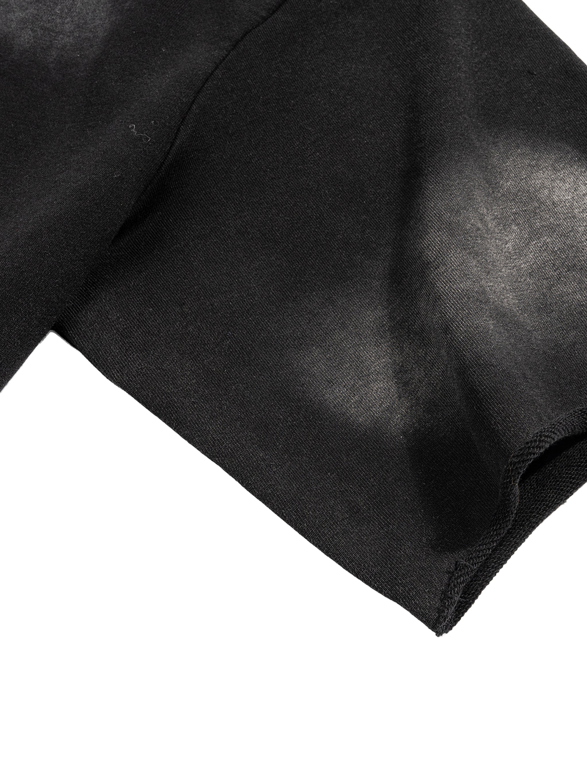 Sunfaded Drop Shoulder T-Shirt | Raw Edge Cotton Blend