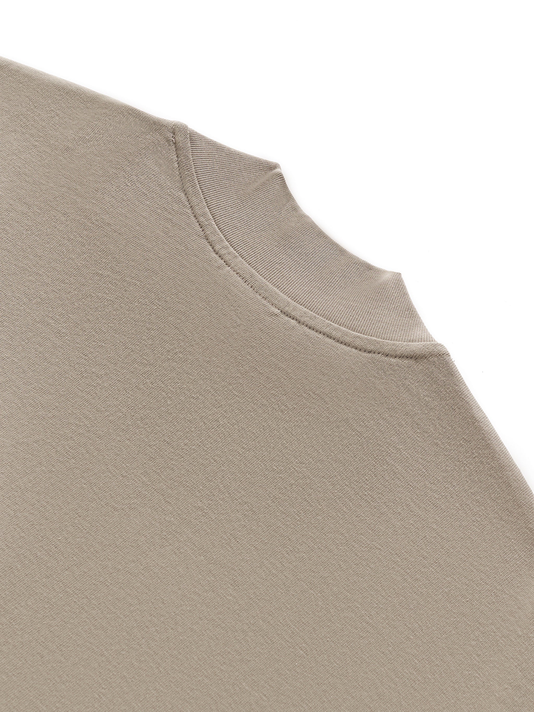 Heavyweight Oversized Mock Neck T-Shirt