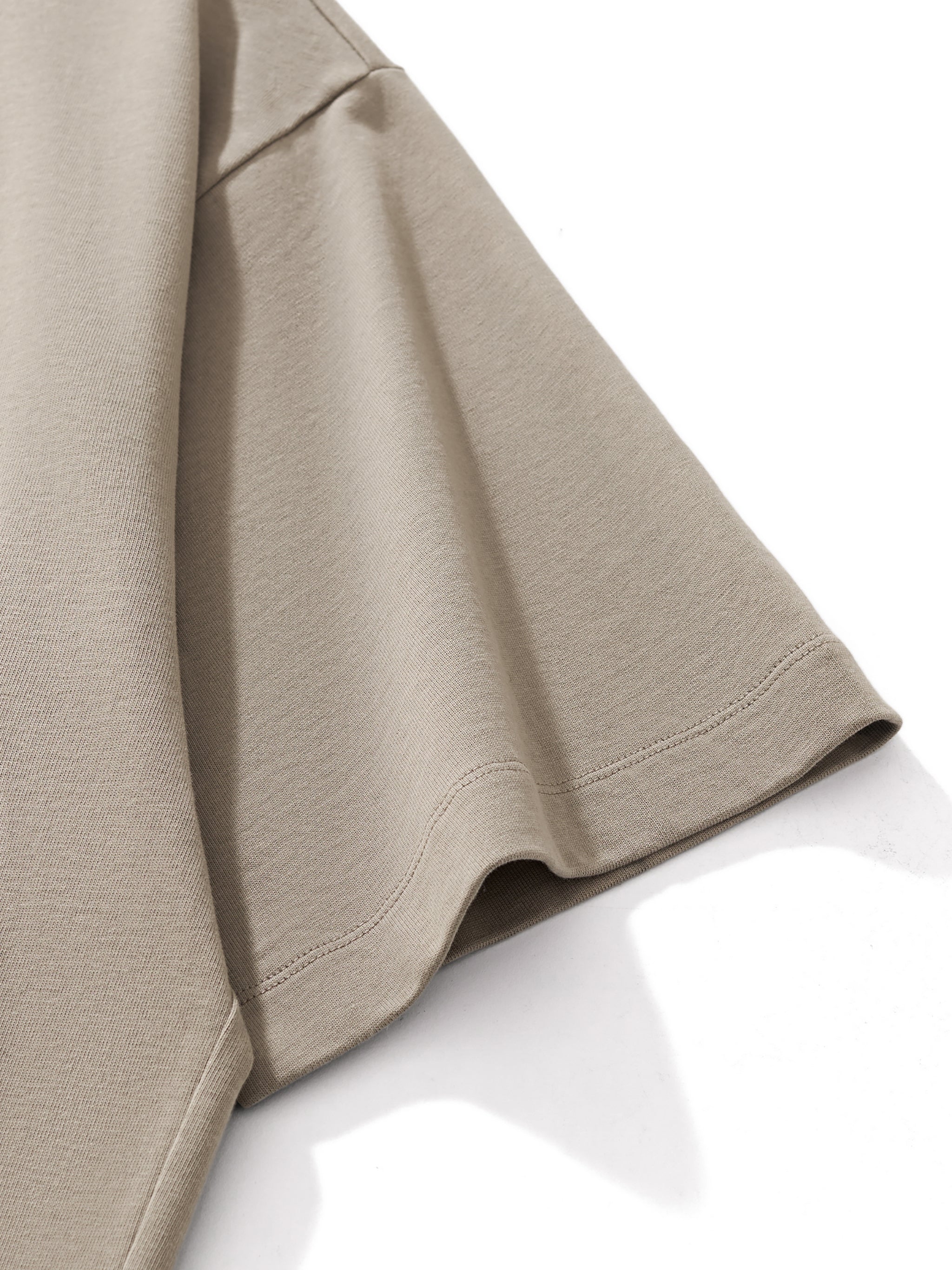 Heavyweight Oversized Mock Neck T-Shirt