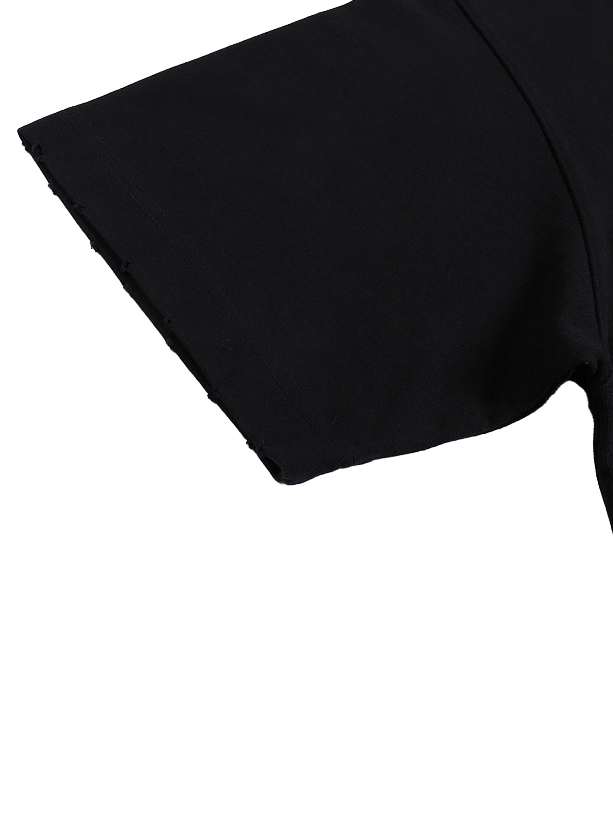 Heavyweight Beethoven ‘Can You Hear’ Frayed Edge T-Shirt