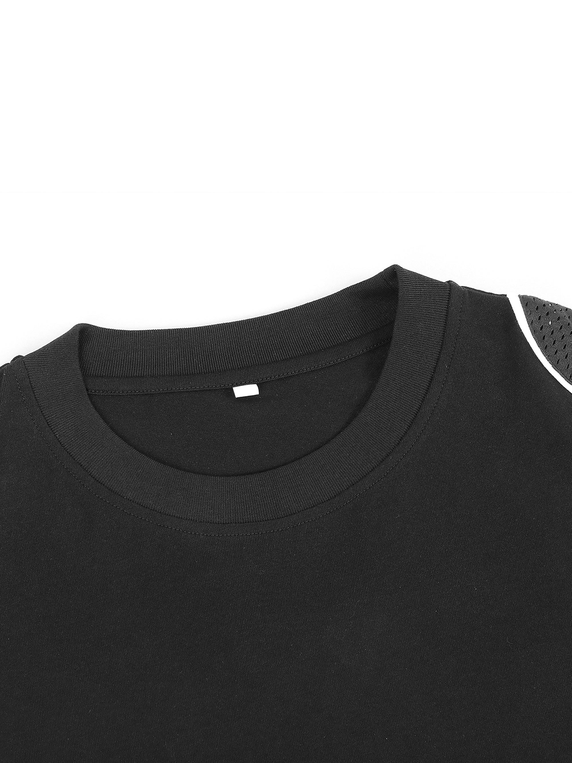 Contrast Piped Panel Tee
